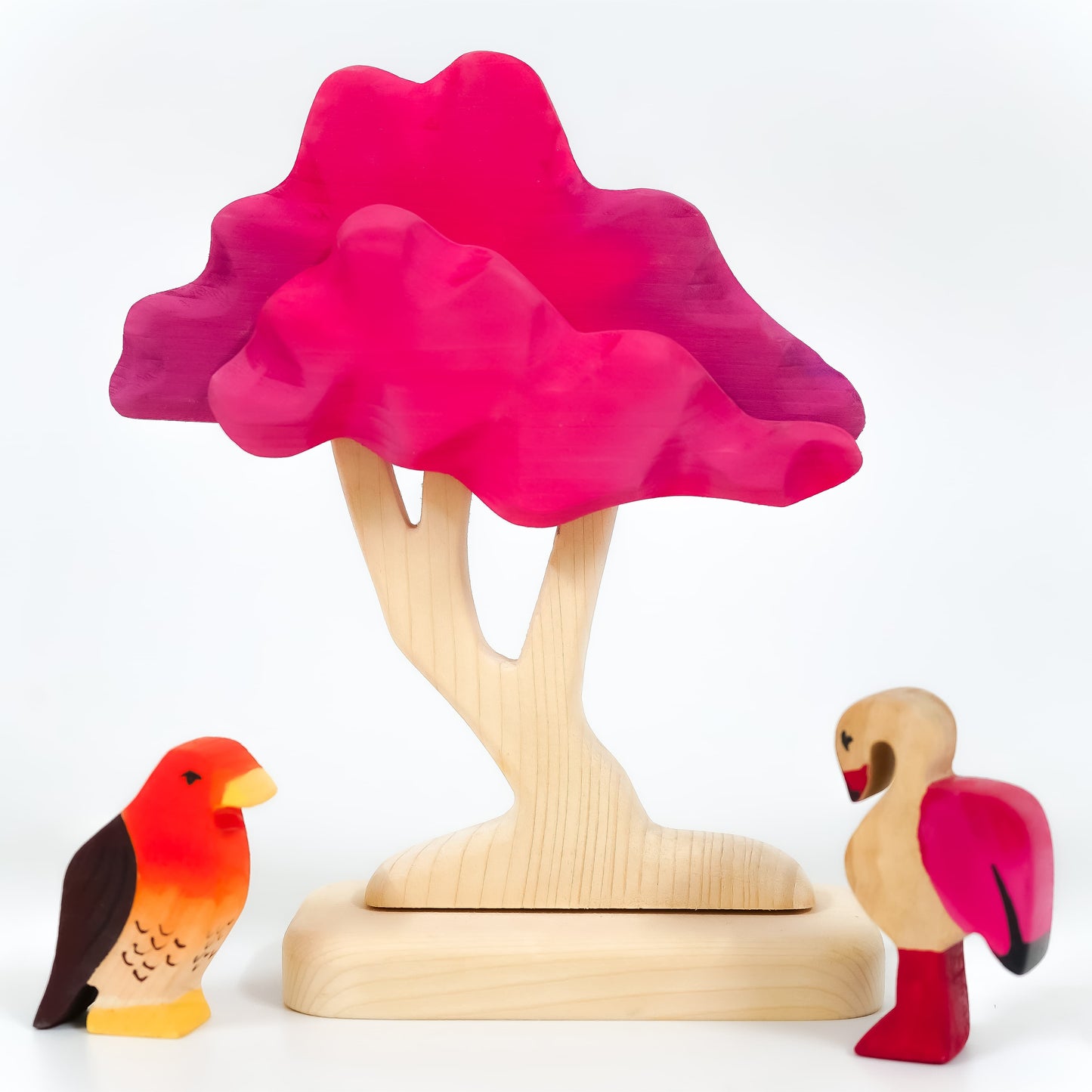 Japanese Maple Tree Toy Pink – Nature Inspired Wooden Play Tree for Toddlers