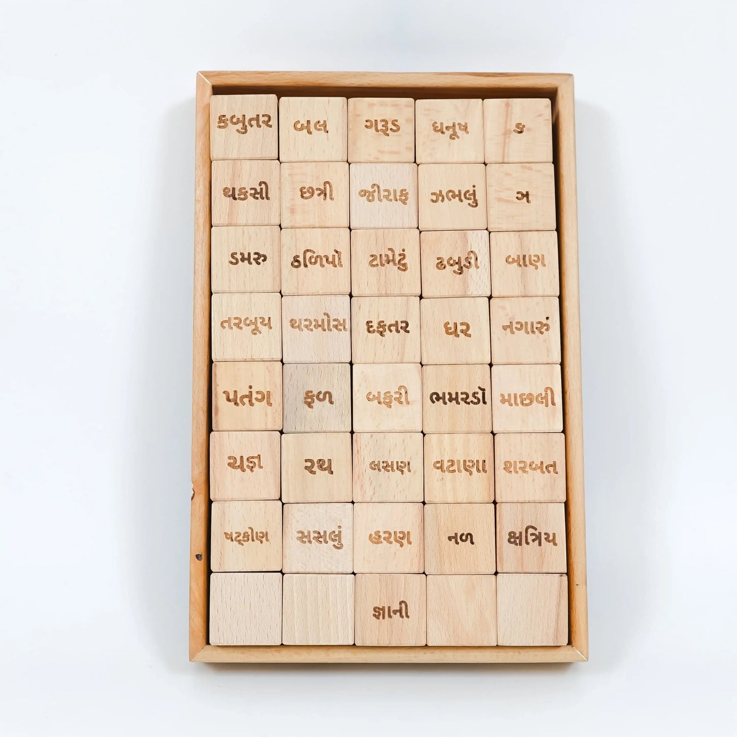 Educational Blocks Set (5-In-1) - Gujarati