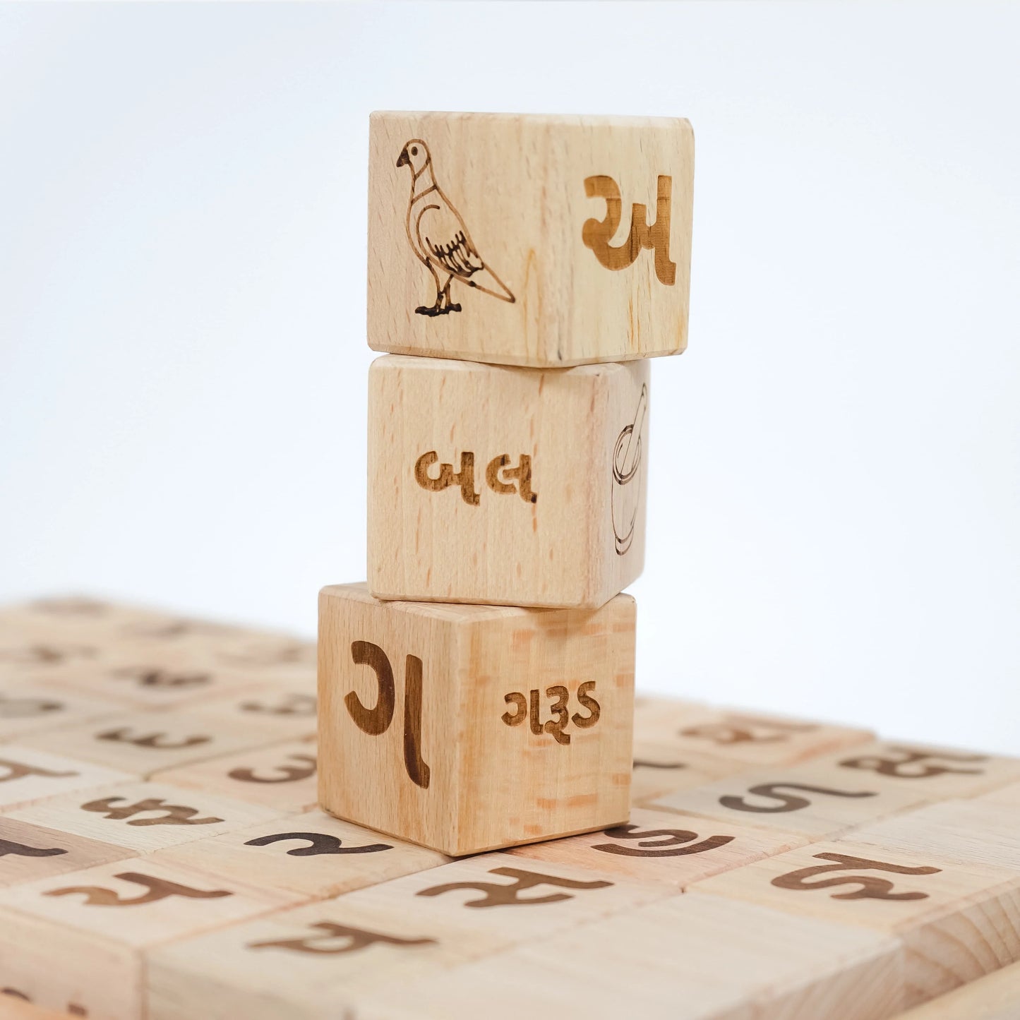 Educational Blocks Set (5-In-1) - Gujarati