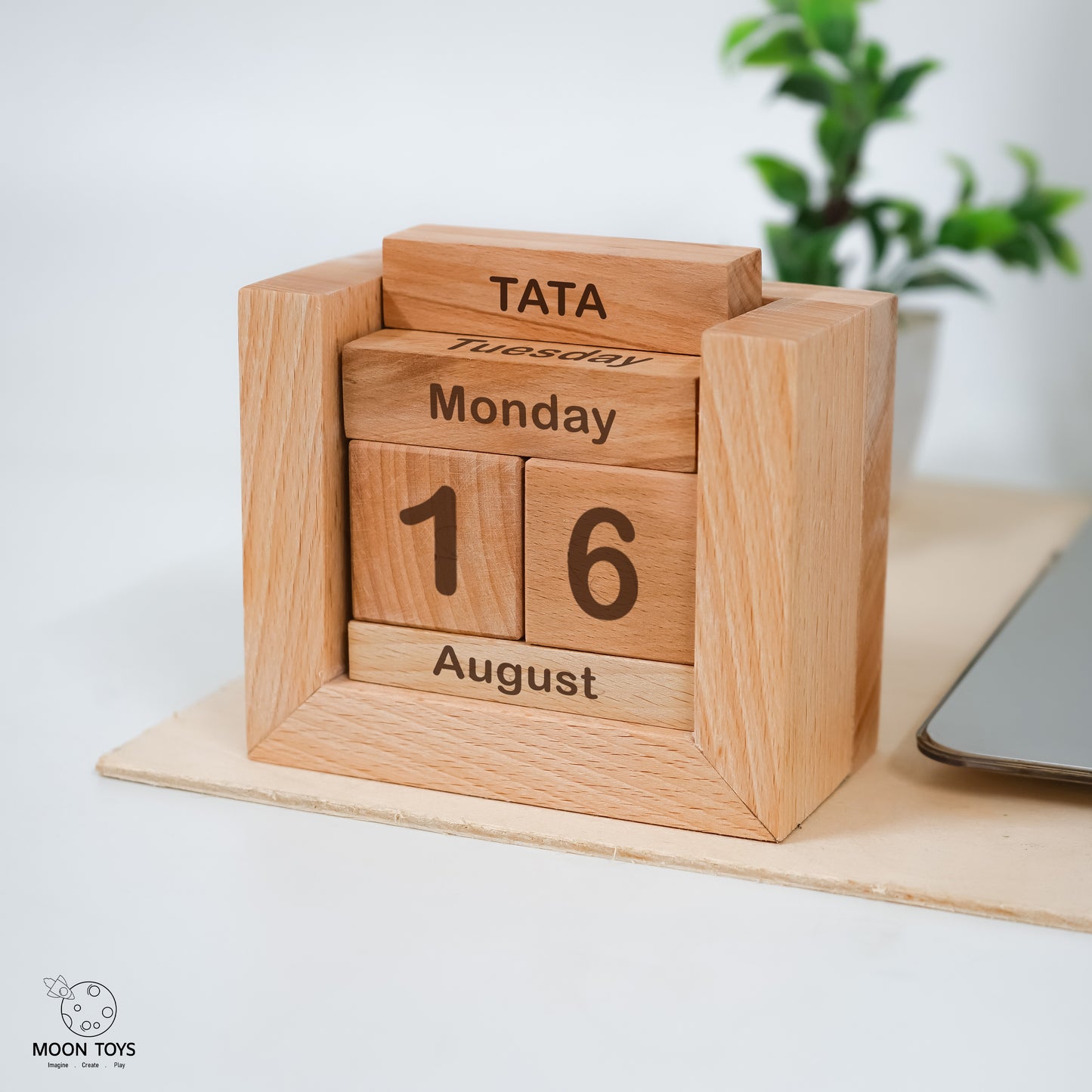 Handcrafted Wooden Calendar