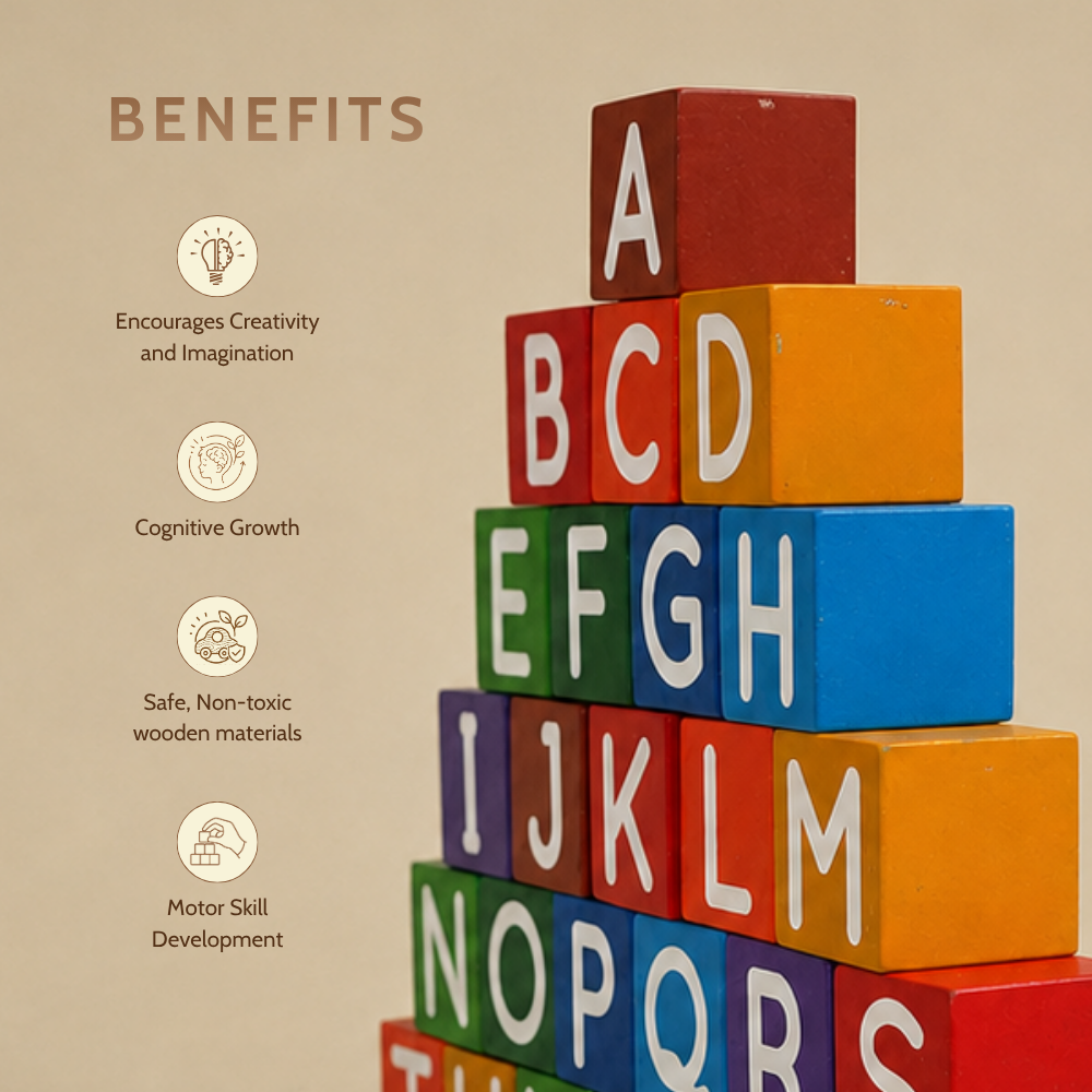 Alphabet Block Set - Coloured