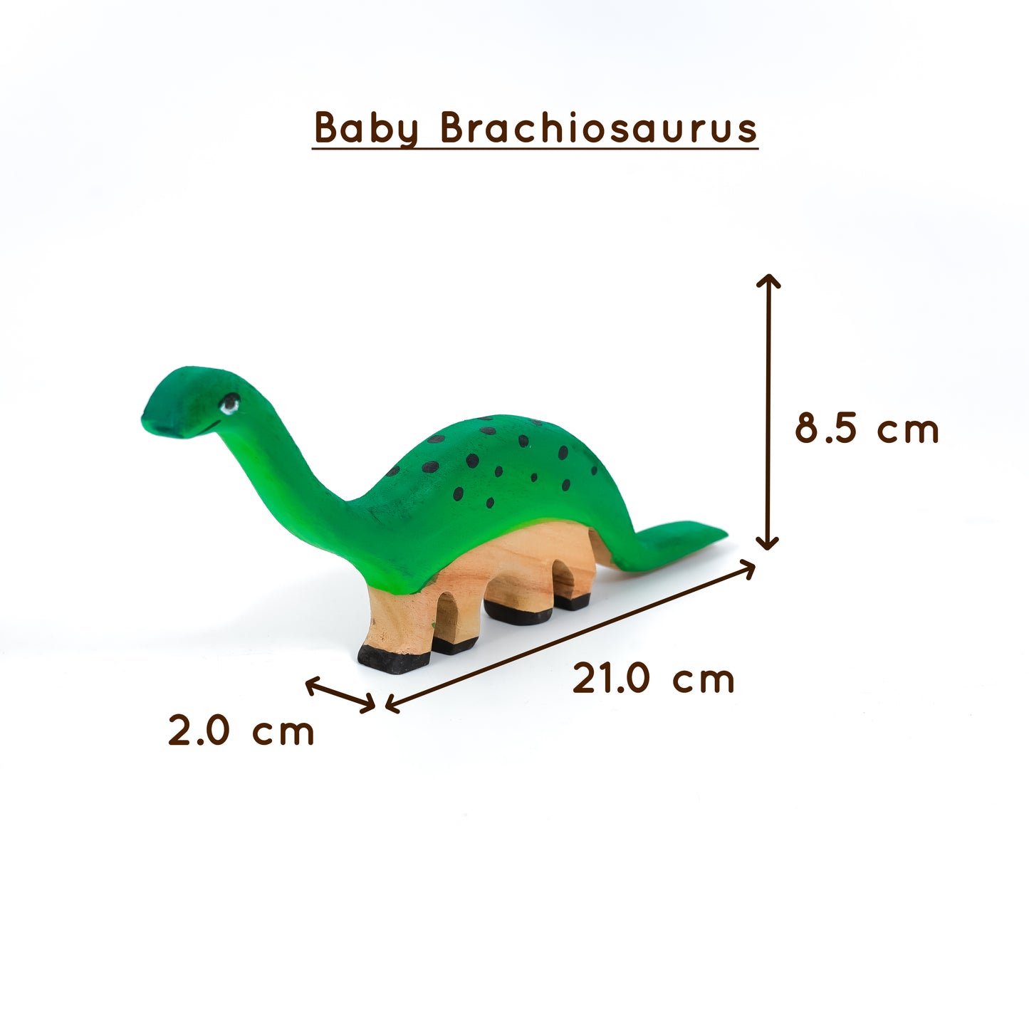 Jurassic World Wooden Dinosaur Toy Set – Eco-Friendly Neem Wood Educational Playset