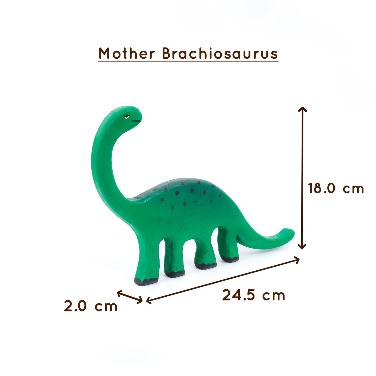 Jurassic World Wooden Dinosaur Toy Set – Eco-Friendly Neem Wood Educational Playset