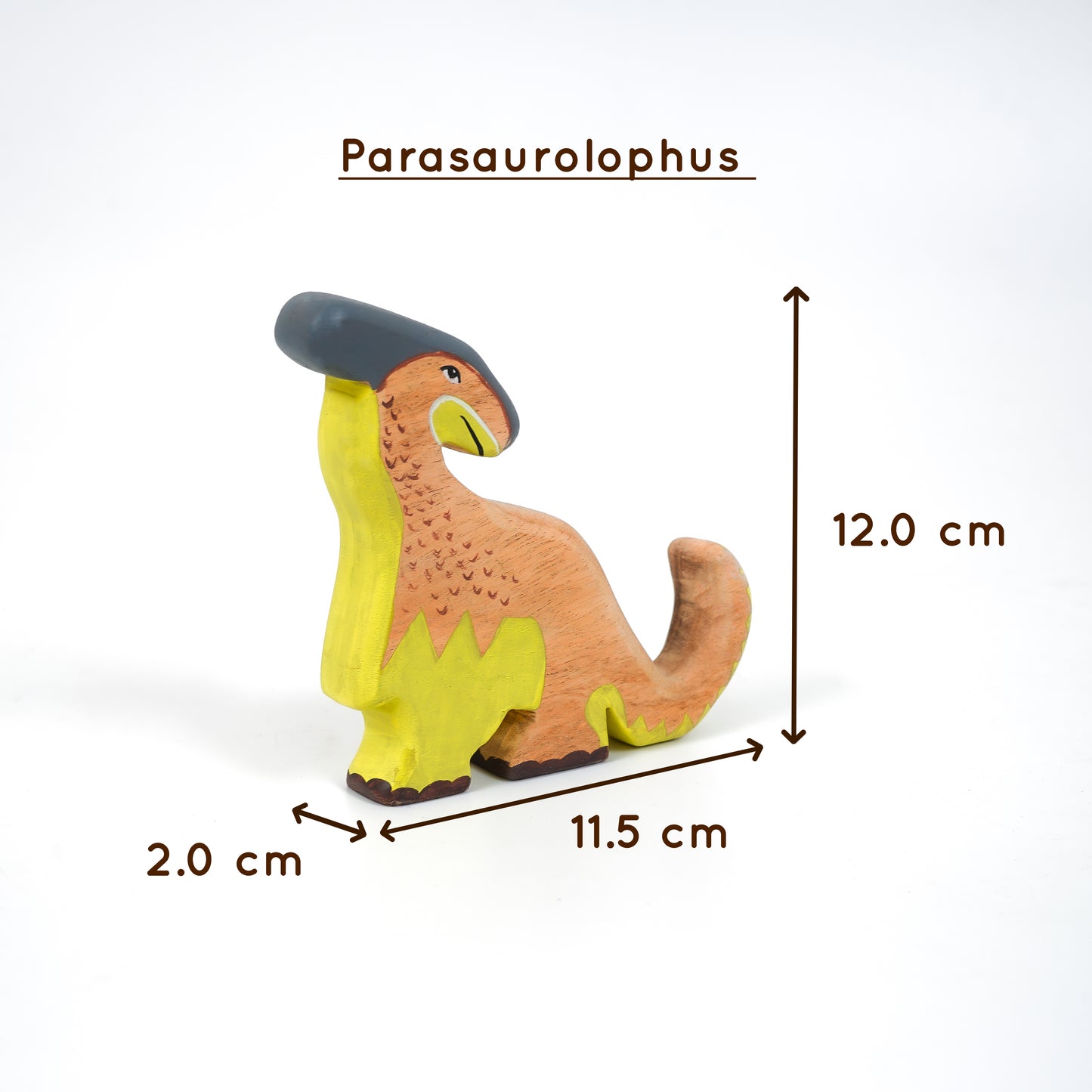 Jurassic World Wooden Dinosaur Toy Set – Eco-Friendly Neem Wood Educational Playset