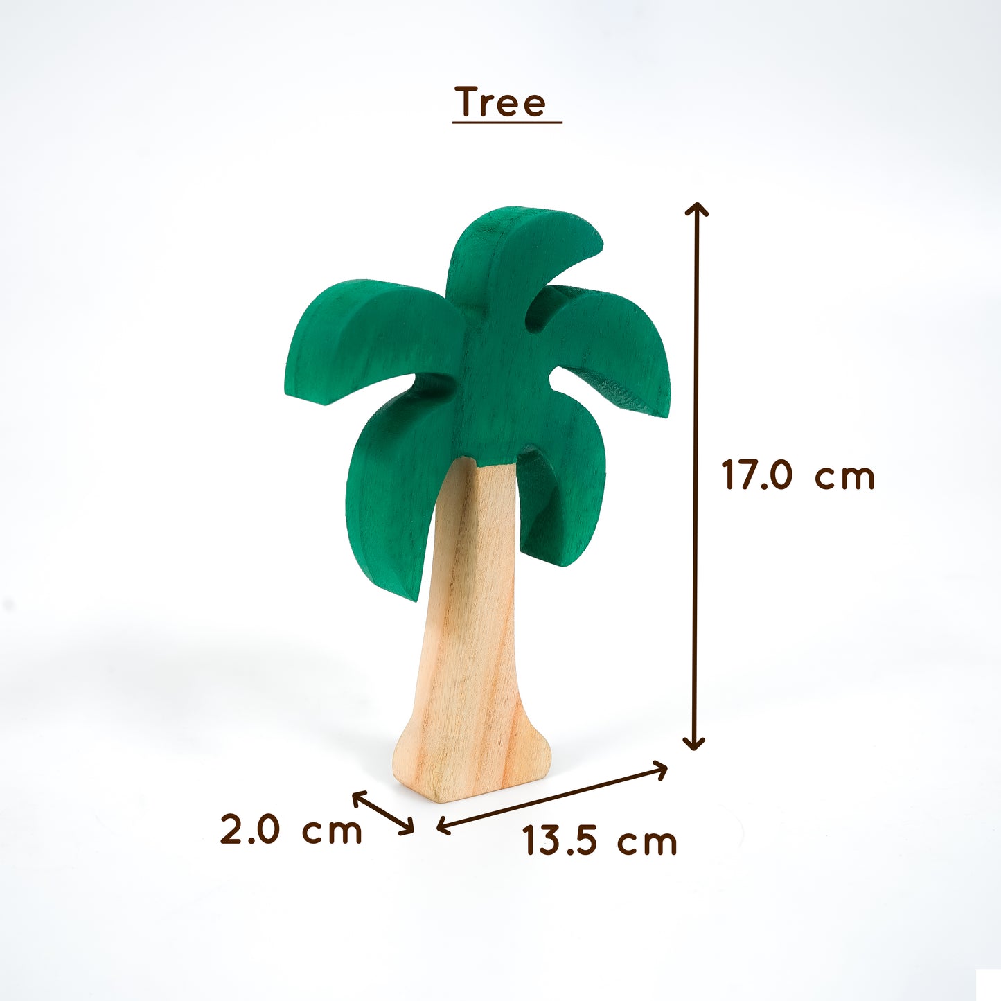 Jurassic World Wooden Dinosaur Toy Set – Eco-Friendly Neem Wood Educational Playset