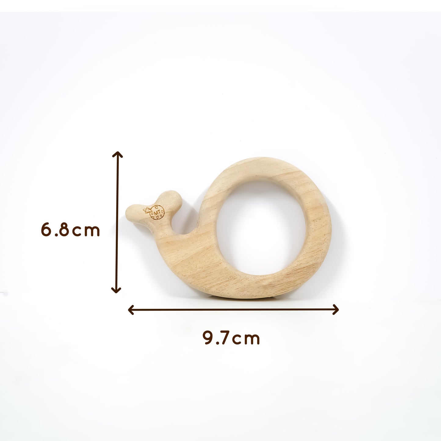Wooden Teething Toys for Babies – Elephant, Whale & Camera Teether Set