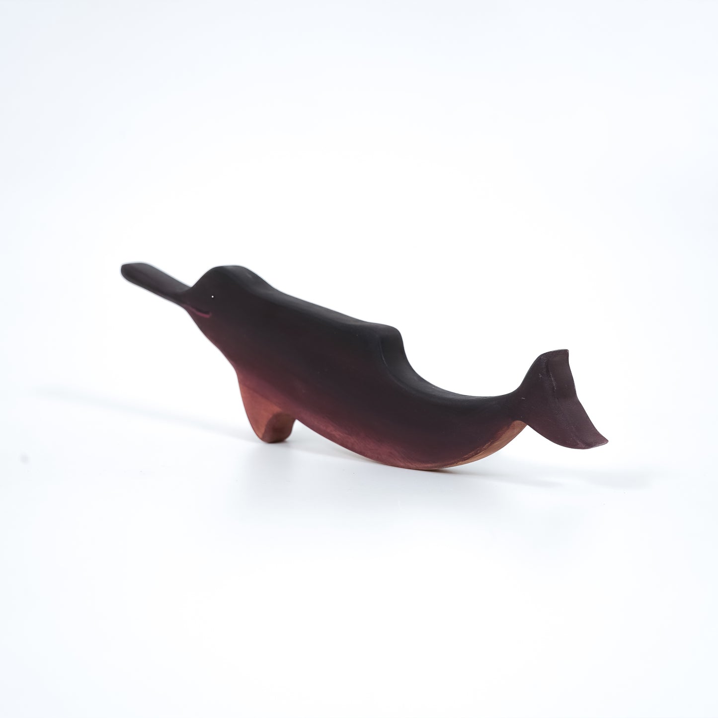 Dolphin Wooden Toy – Handcrafted Freshwater Dolphin Figurine