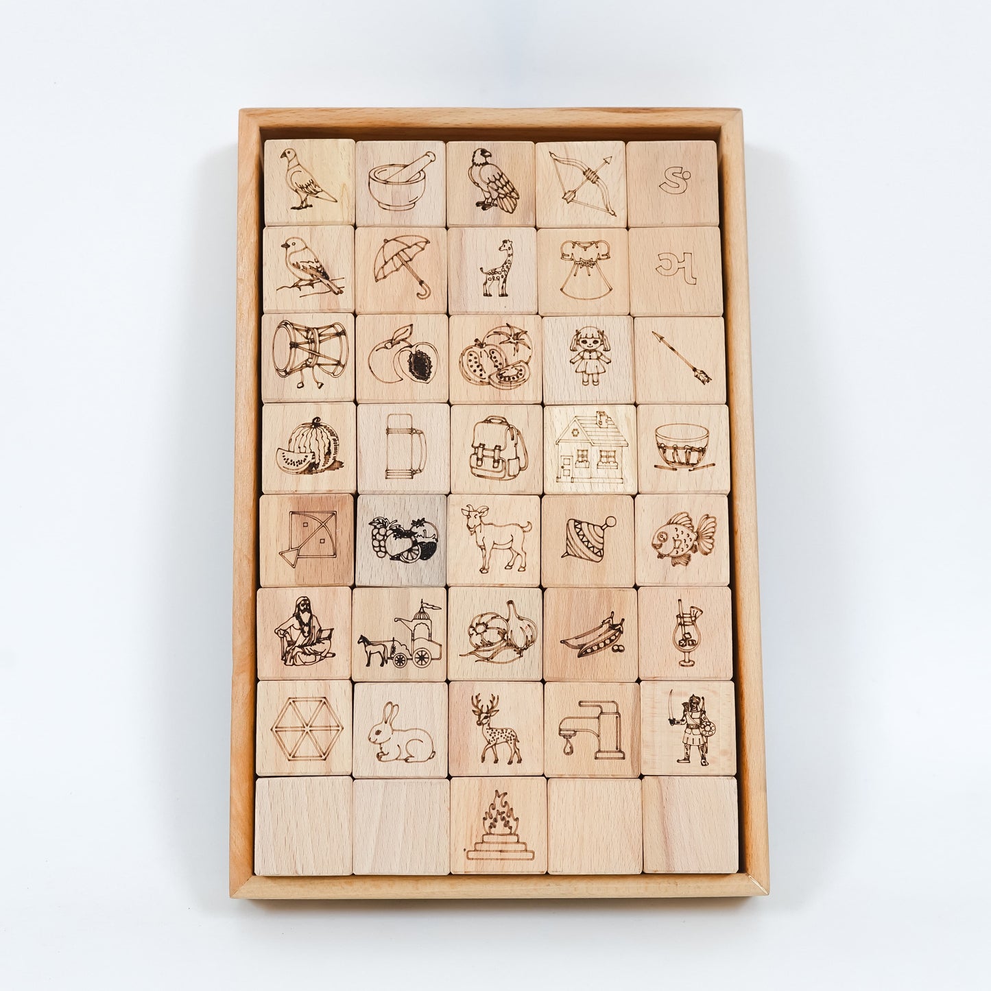 Educational Blocks Set (5-In-1) - Gujarati