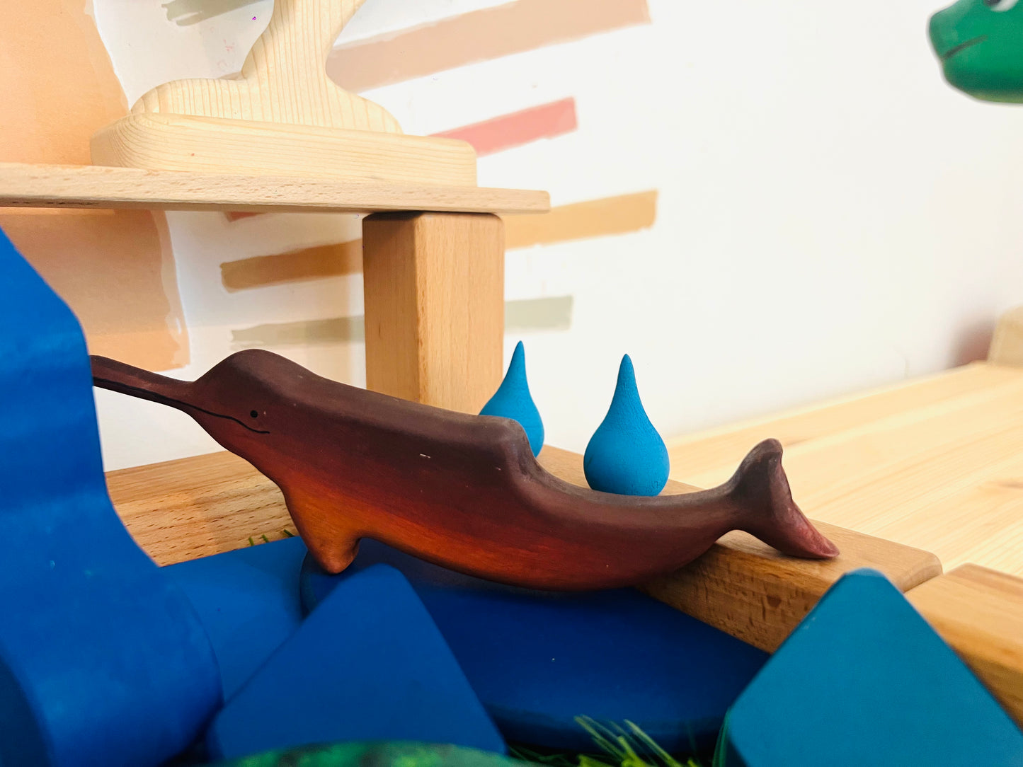 Wild Wonders of India Wooden Figurine Set | Handcrafted Wildlife Storytelling Toys for Imaginative Play