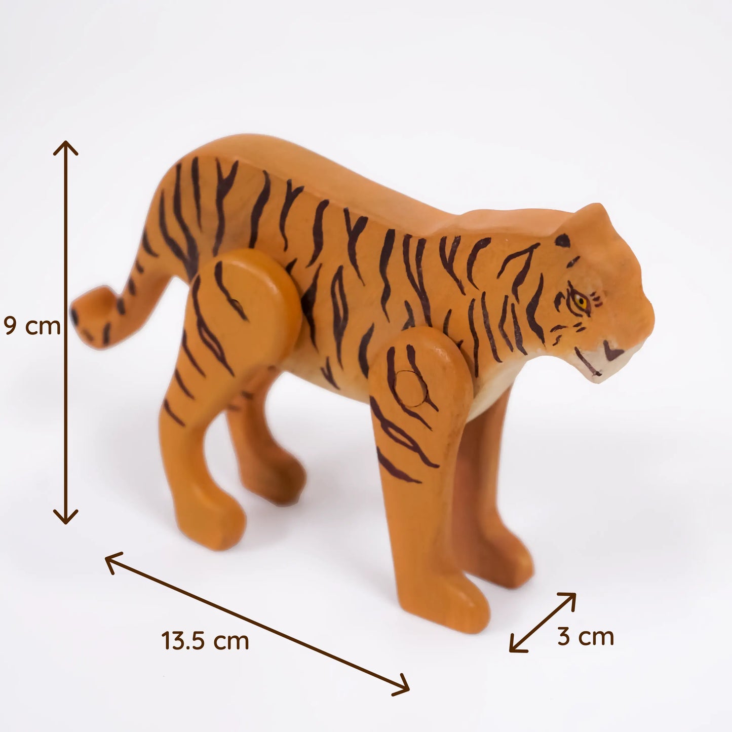 The Jungle Diaries Toy – Montessori Wooden Jungle Animal Playset