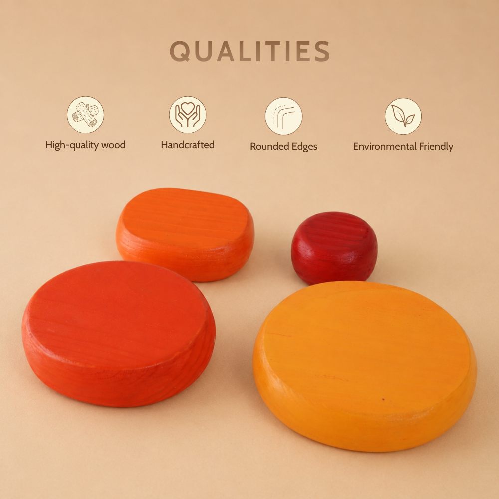 Pebbles Blocks - Orange