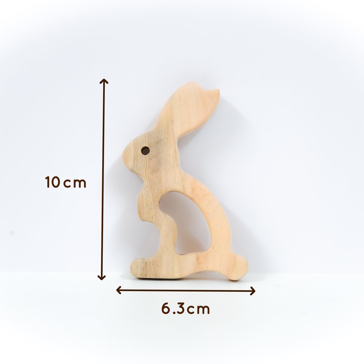 Hedgehog and Rabbit Wooden Teether Set