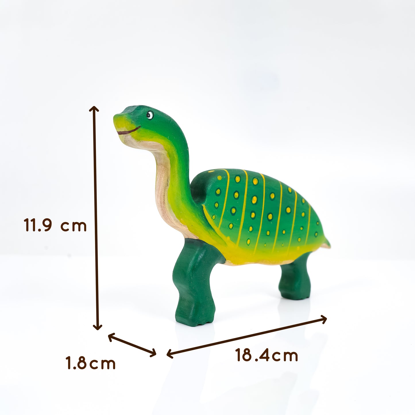 MoonToys Turtle Toy – Sustainable Wooden Animal Figurine