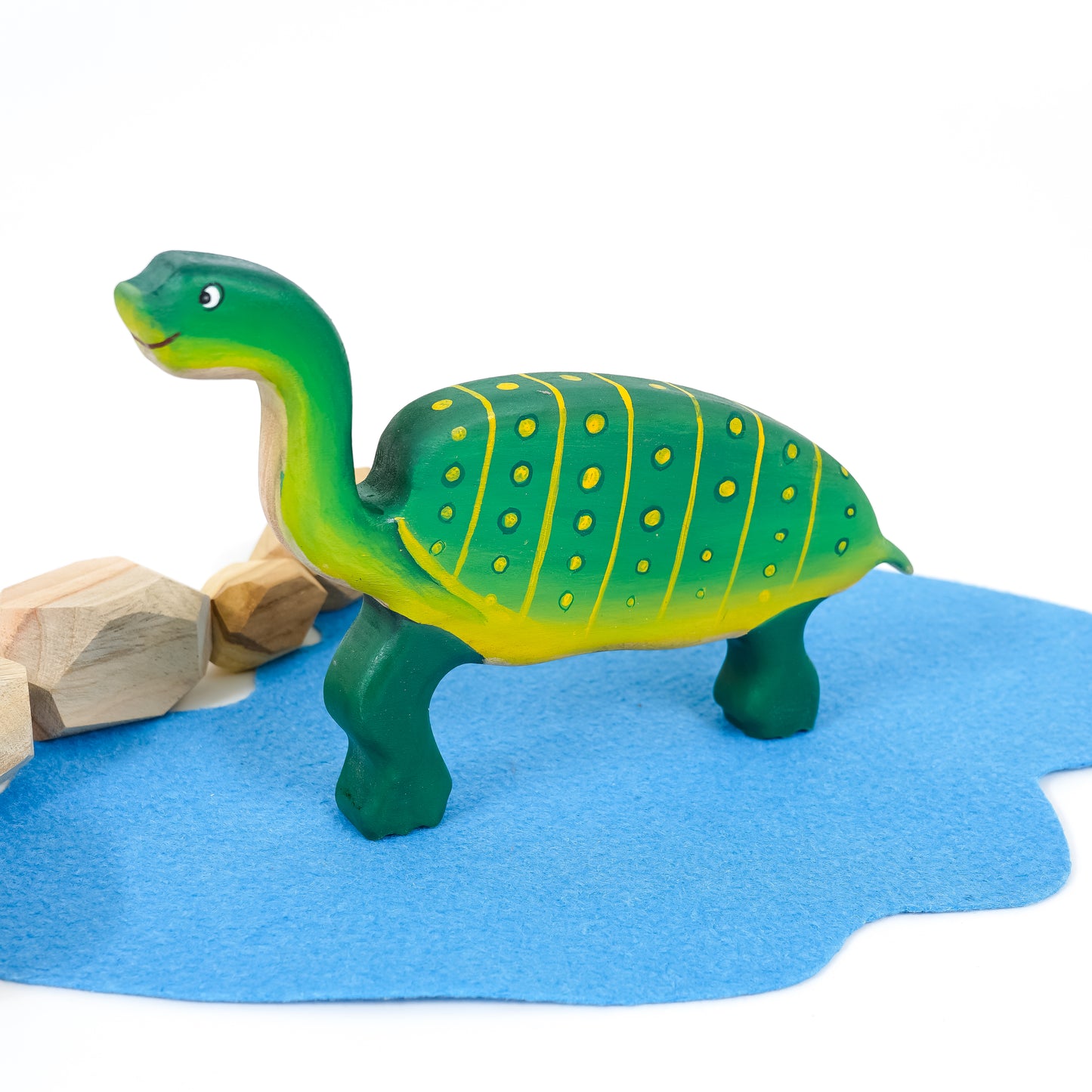 MoonToys Turtle Toy – Sustainable Wooden Animal Figurine