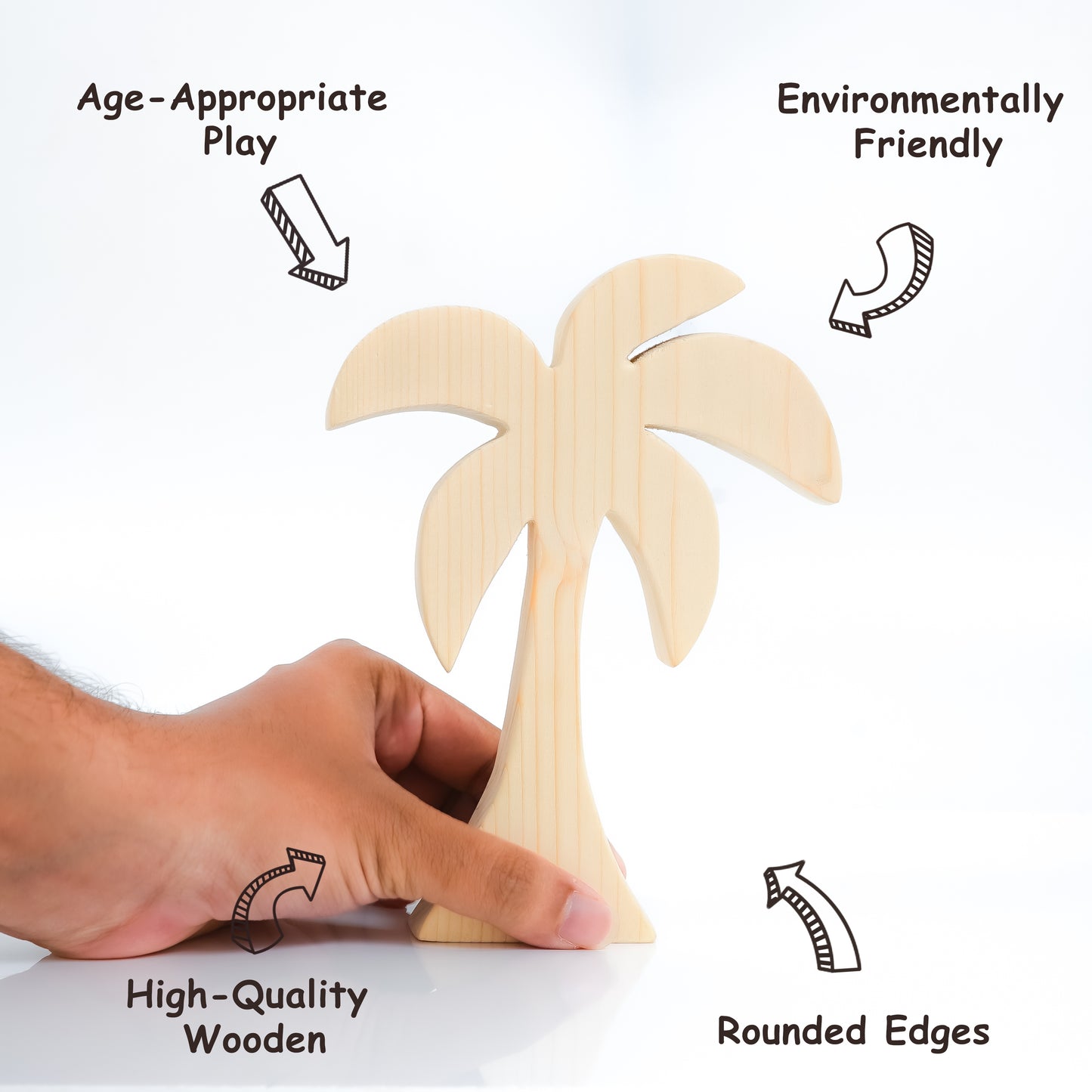 Wooden Palm Tree Toys