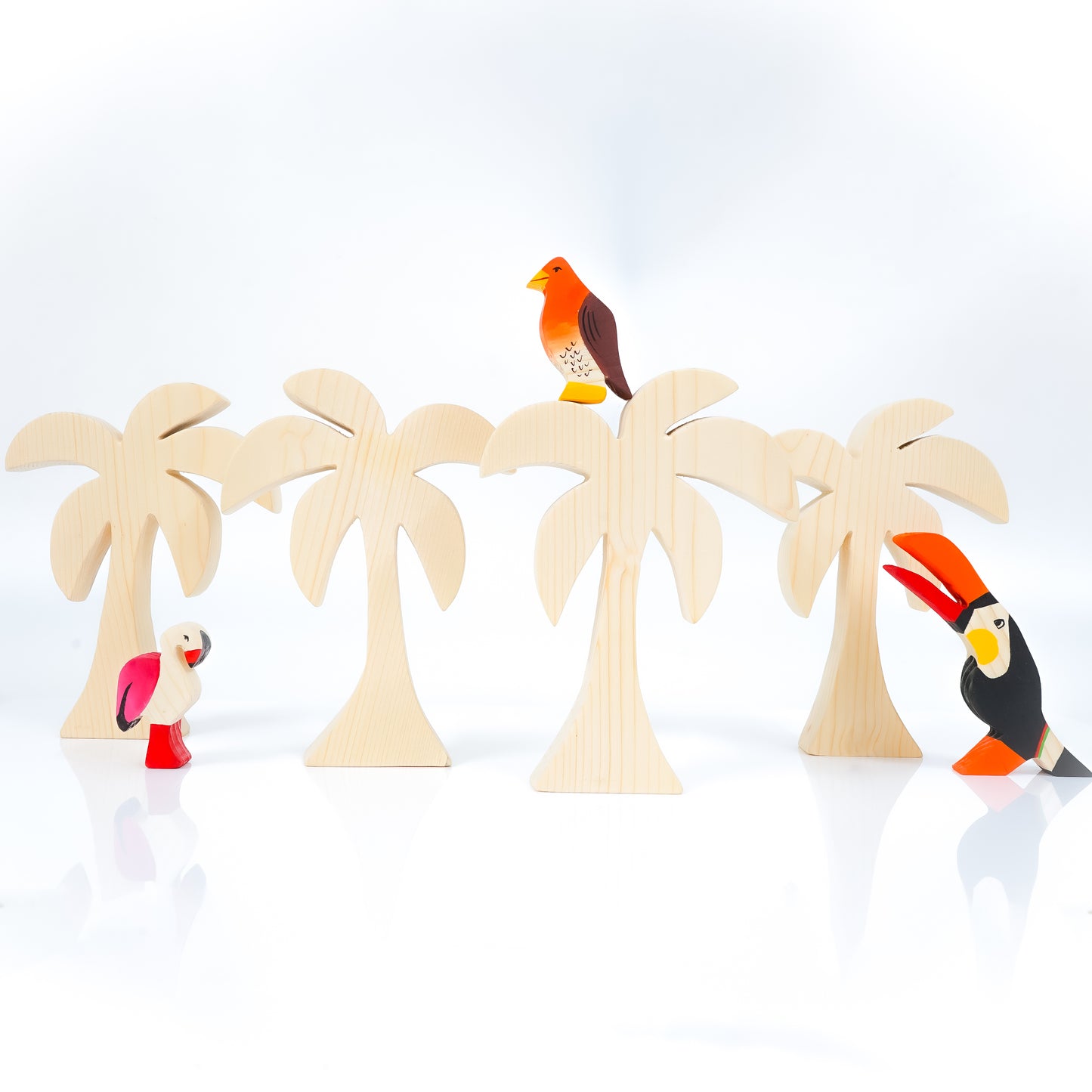 Wooden Palm Tree Toys