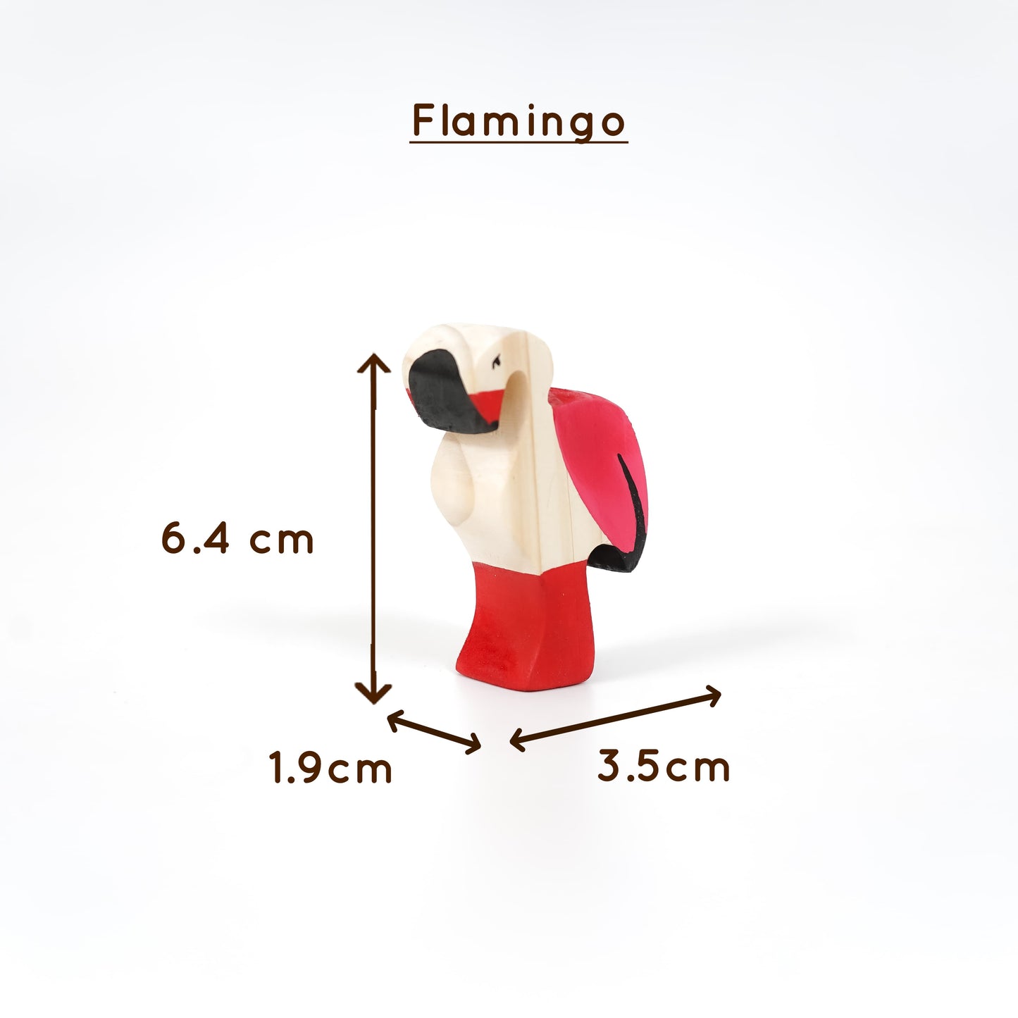 MoonBirds Wooden Bird Figurine Set – Neem Wood Montessori Toys