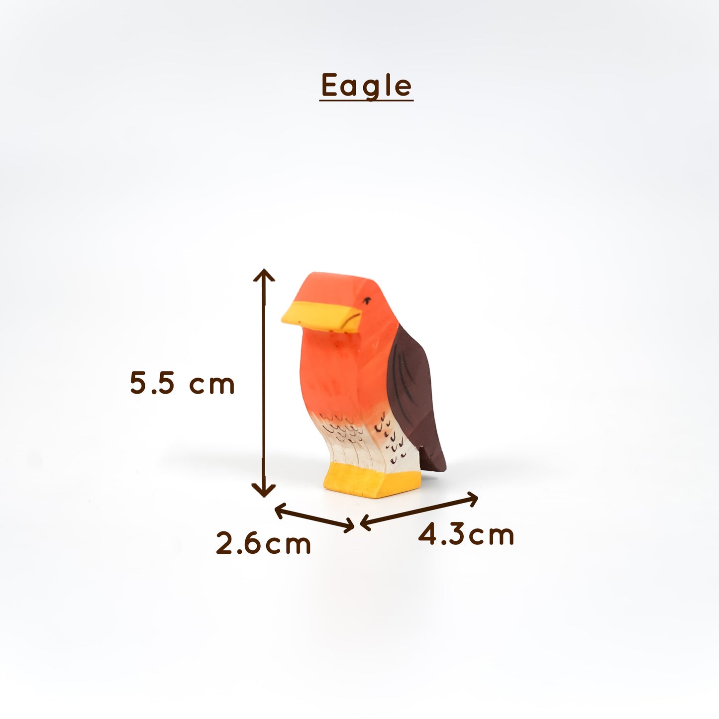 MoonBirds Wooden Bird Figurine Set – Neem Wood Montessori Toys