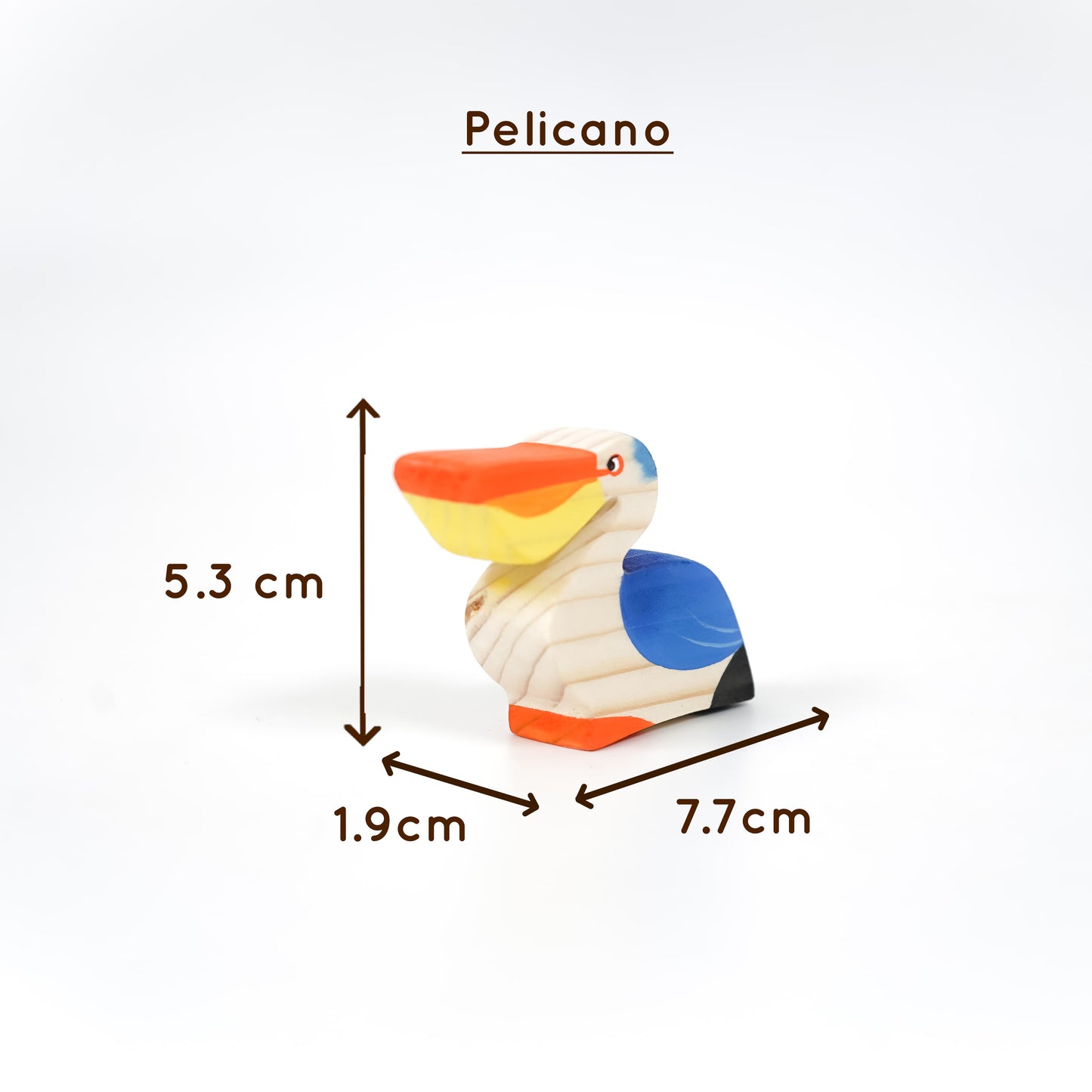 MoonBirds Wooden Bird Figurine Set – Neem Wood Montessori Toys