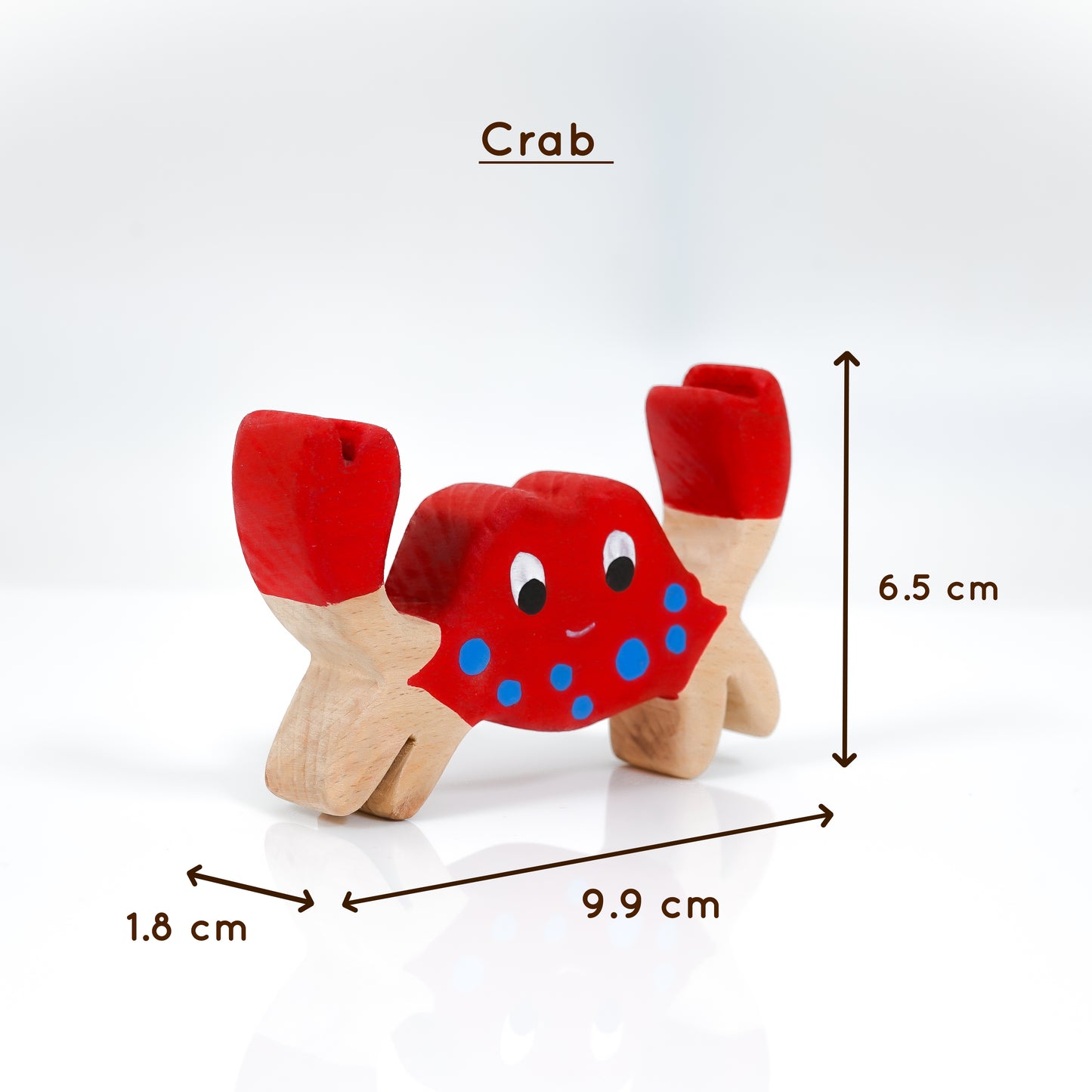 Wooden Ocean Animal Toys Set – Handcrafted Neem Wood Sea Creatures