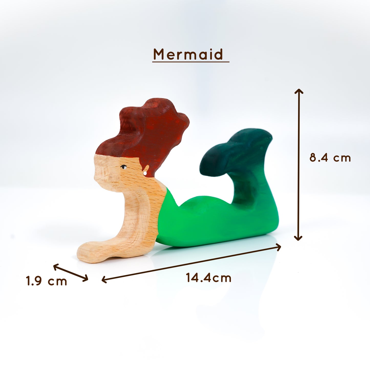 Wooden Ocean Animal Toys Set – Handcrafted Neem Wood Sea Creatures