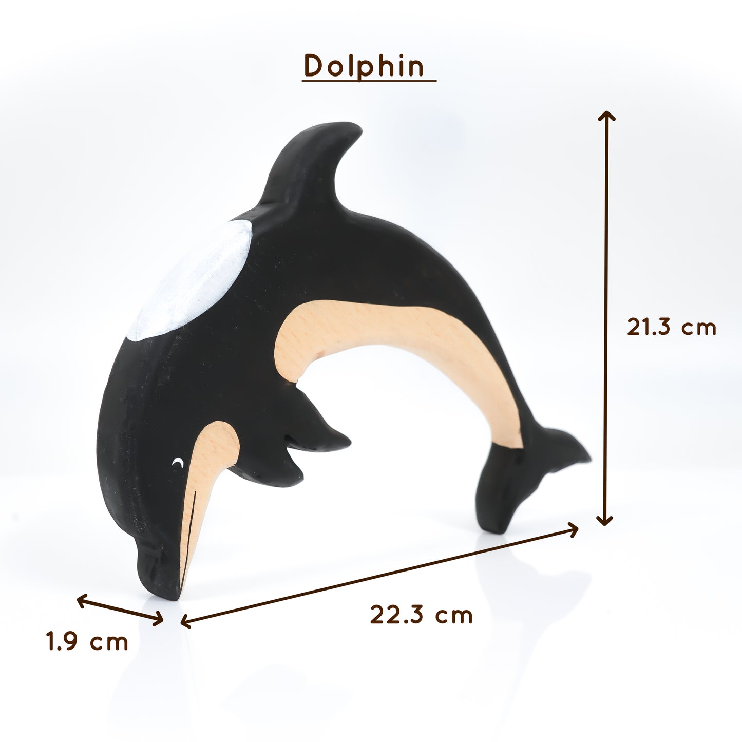 Wooden Ocean Animal Toys Set – Handcrafted Neem Wood Sea Creatures