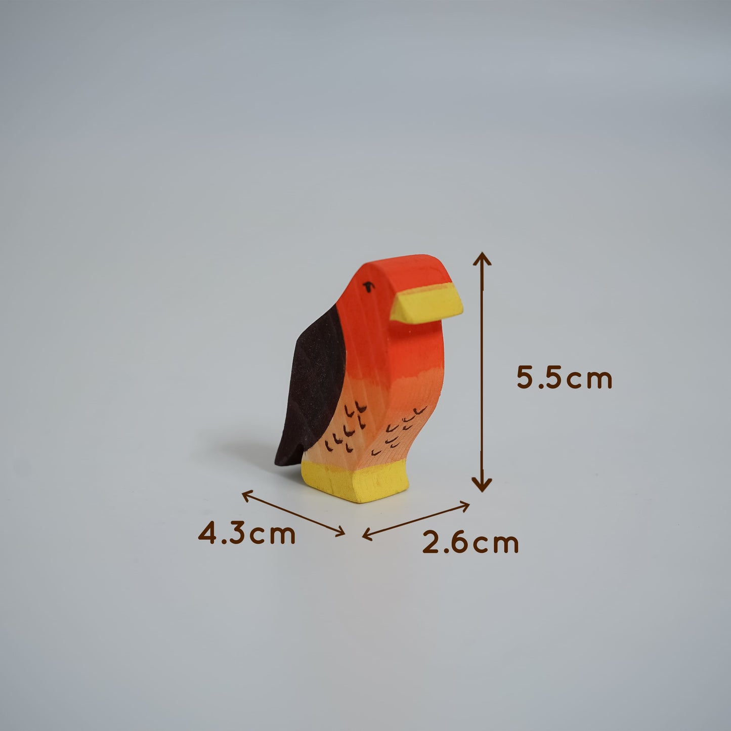 Handcrafted Wooden Eagle Toy – Neem Wood Bird Figurine