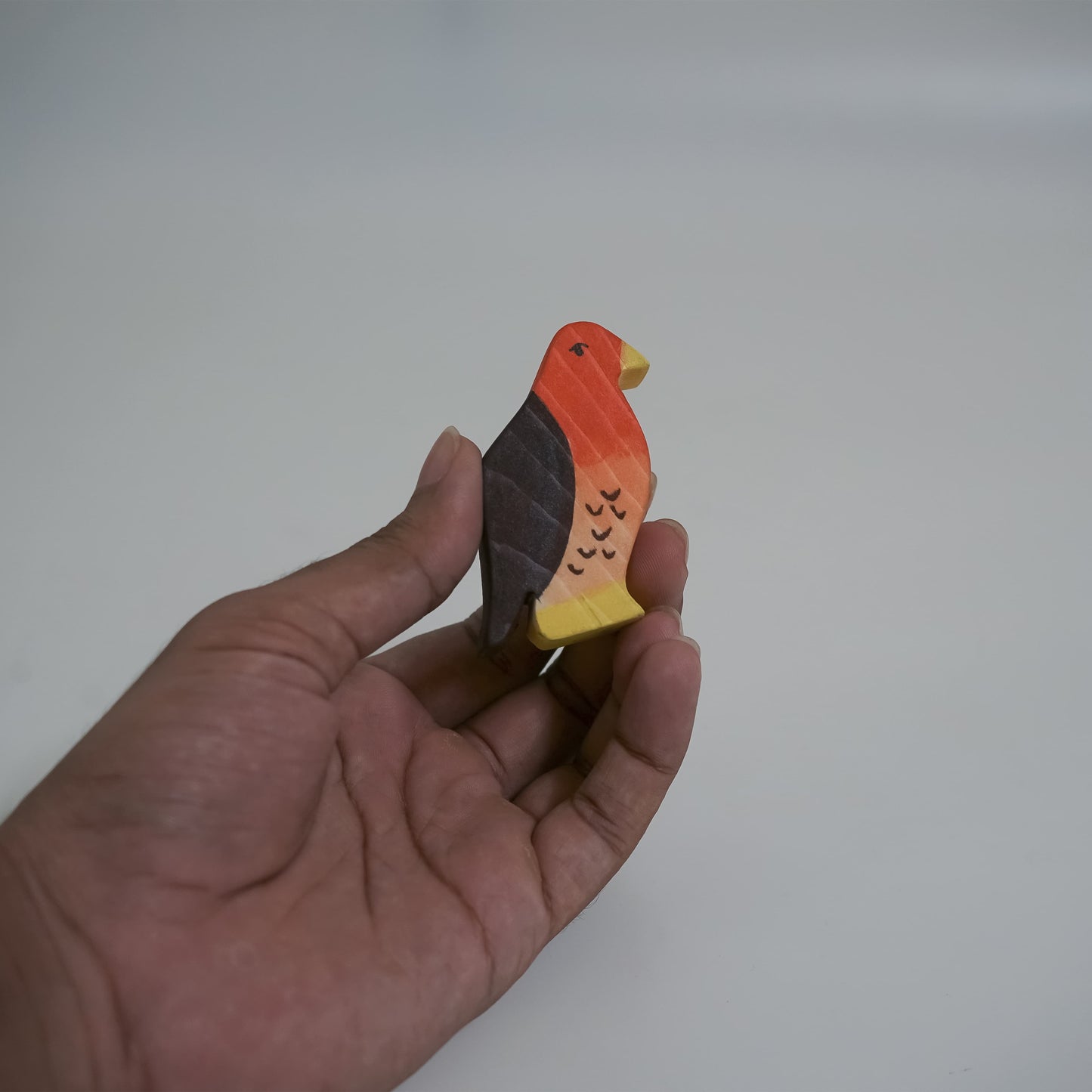 Handcrafted Wooden Eagle Toy – Neem Wood Bird Figurine