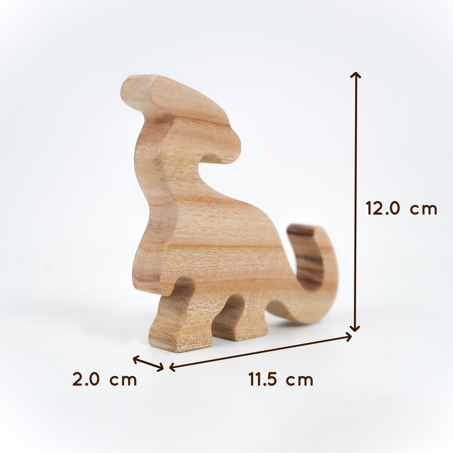 Natural Jurassic Toy Set – Eco-Friendly Wooden Dinosaur Toy Set