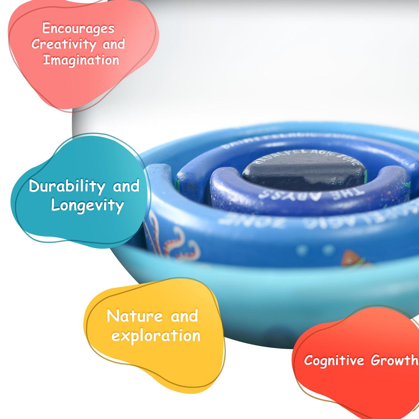 Ocean Zone Wooden Stacker