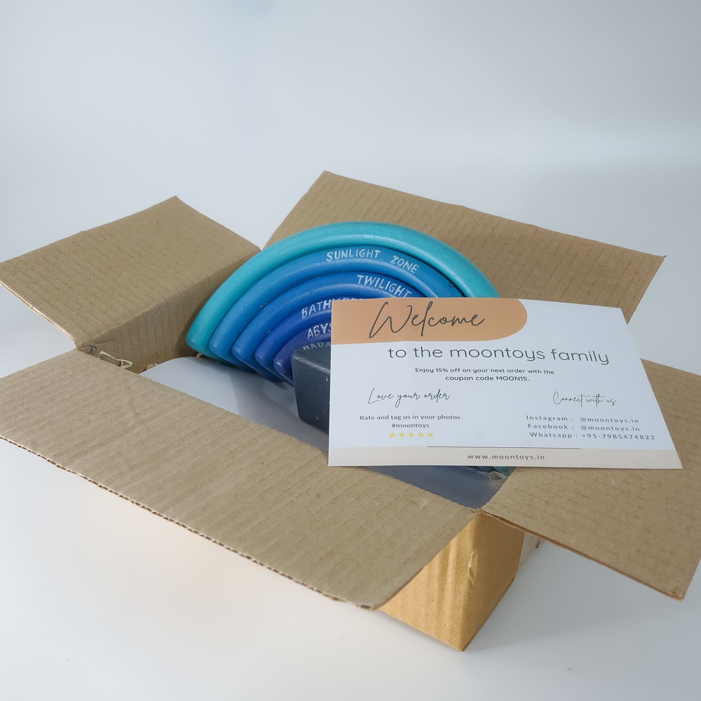 Ocean Zone Wooden Stacker