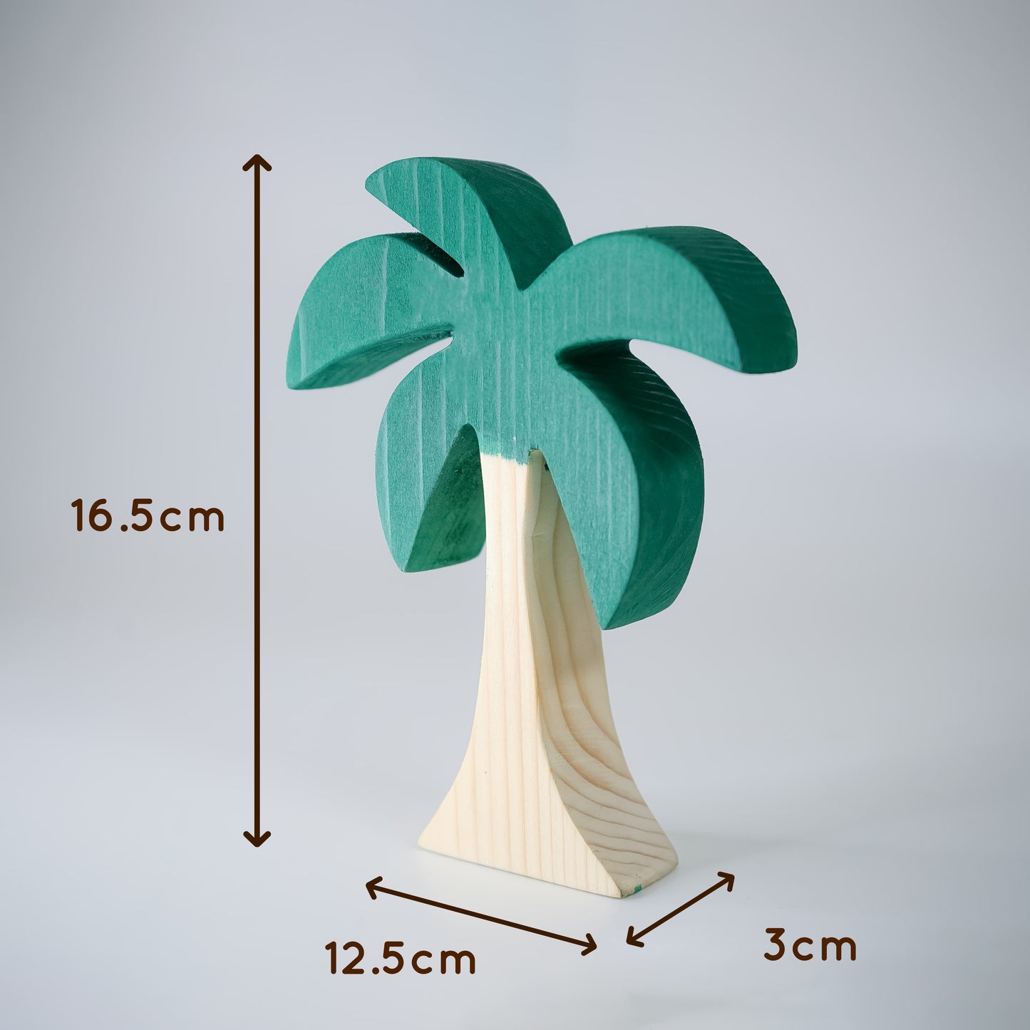 Eco-Friendly Colored Wooden Palm Tree Toy