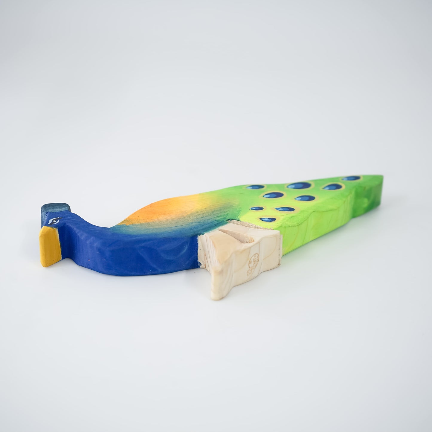 Wooden Bird Toys – Indian Peacock Figurine