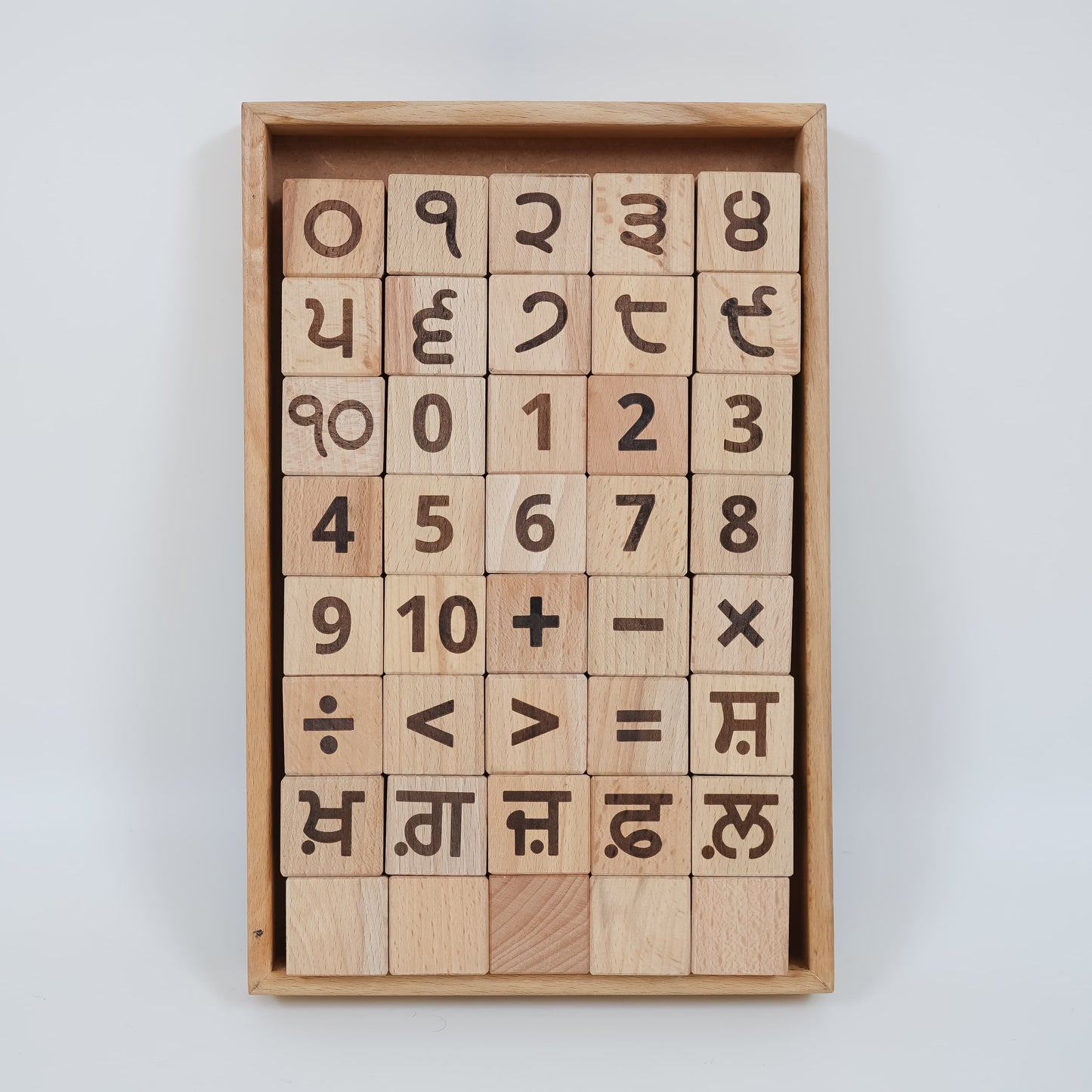 Educational Blocks Set (5-In-1) - Punjabi