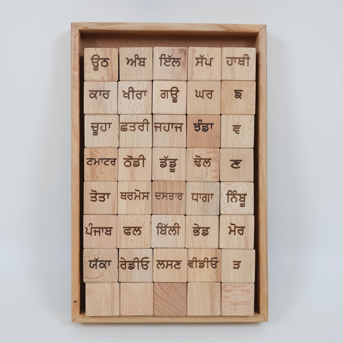 Educational Blocks Set (5-In-1) - Punjabi