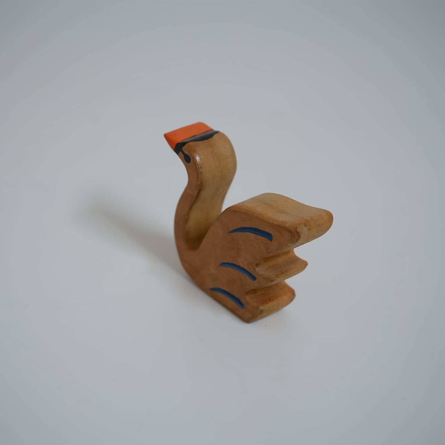 Handcrafted Wooden Swan Toy for Toddlers – Neem Wood Bird Figurine