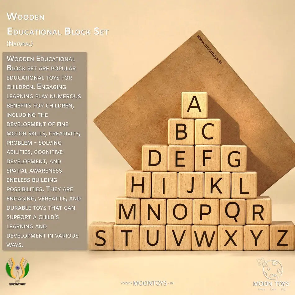 Benefits of wooden English alphabet toys