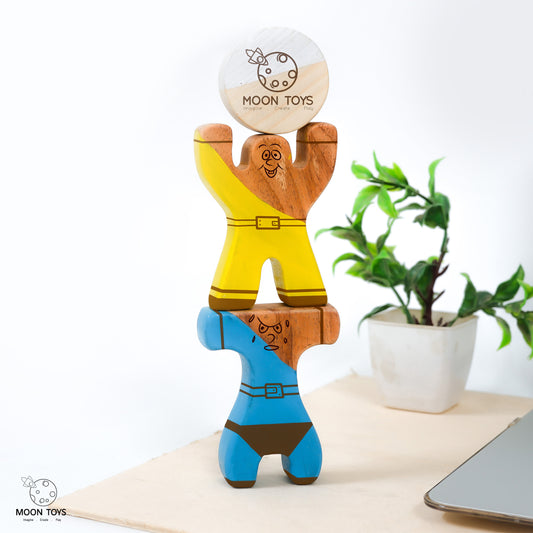Balancing Wooden Men