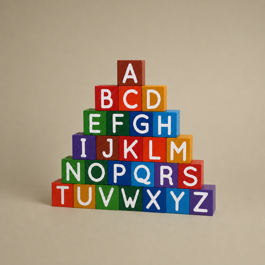 Alphabet Block Set - Coloured