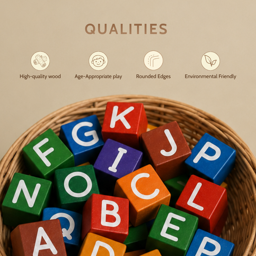 Alphabet Block Set - Coloured
