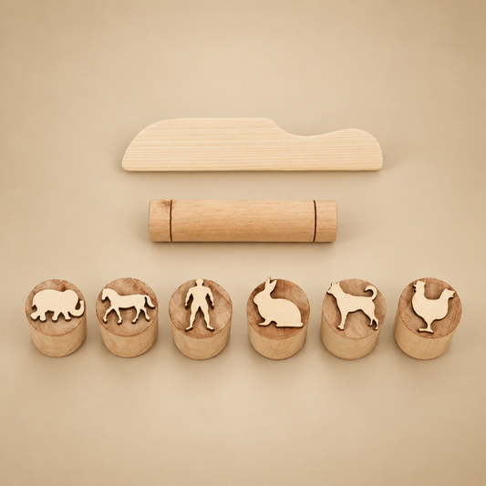 Animal and Footprint Stamp Set