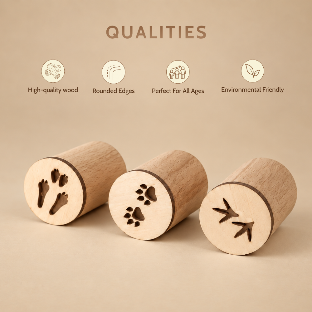 Animal and Footprint Stamp Set