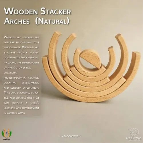 Benefits of Wooden Arch Stacker Toys – Natural