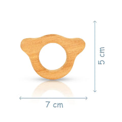 Dimensions with Wooden Bunny Teether Toys