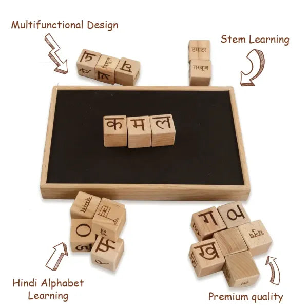 Key Feature of  Hindi Alphabet Blocks Toys 