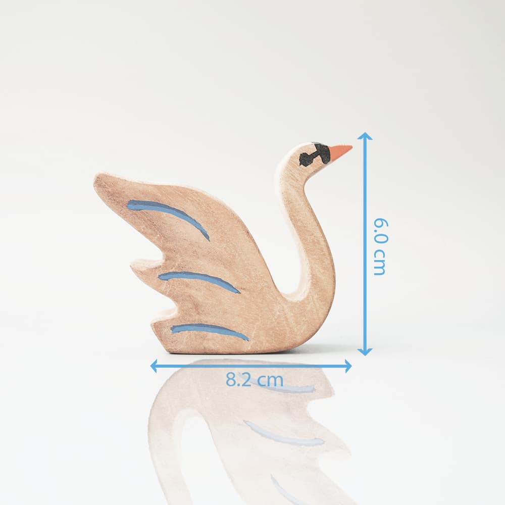 Wooden Swan Bird Toys