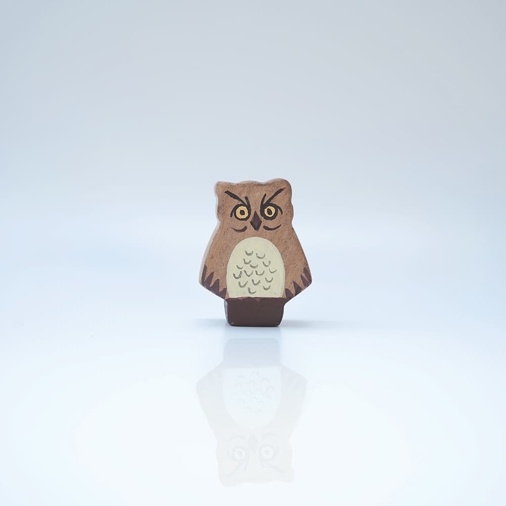 Wooden Owl Bird Toys