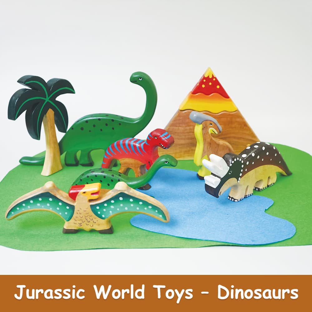 Wooden Dinosaurs Toys