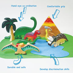 Features of Wooden Dinosaurs Toys
