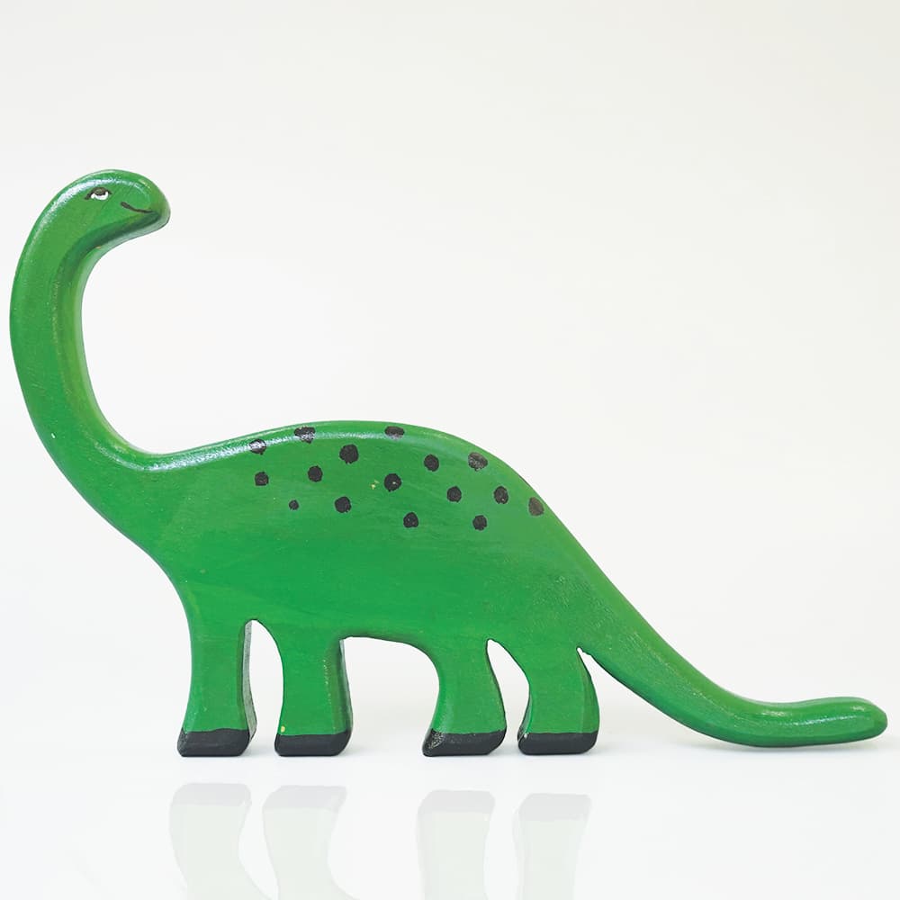 Wooden Baby Brachiosaurus Dinosaurs Toys